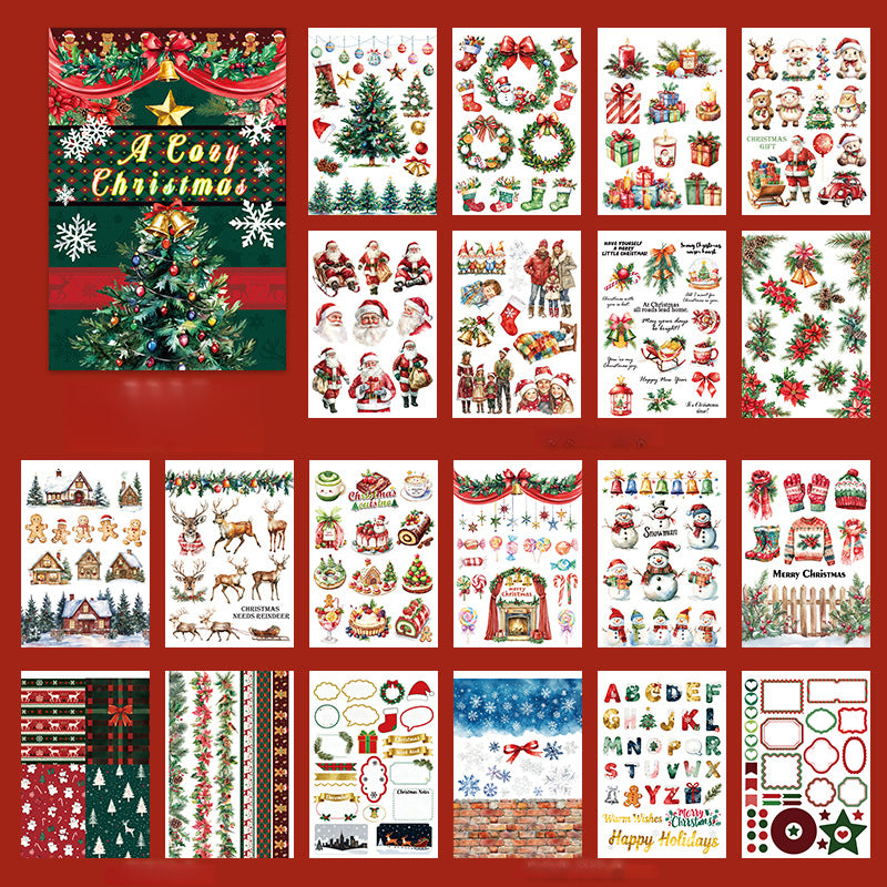 Christmas-Themed Sticker Book