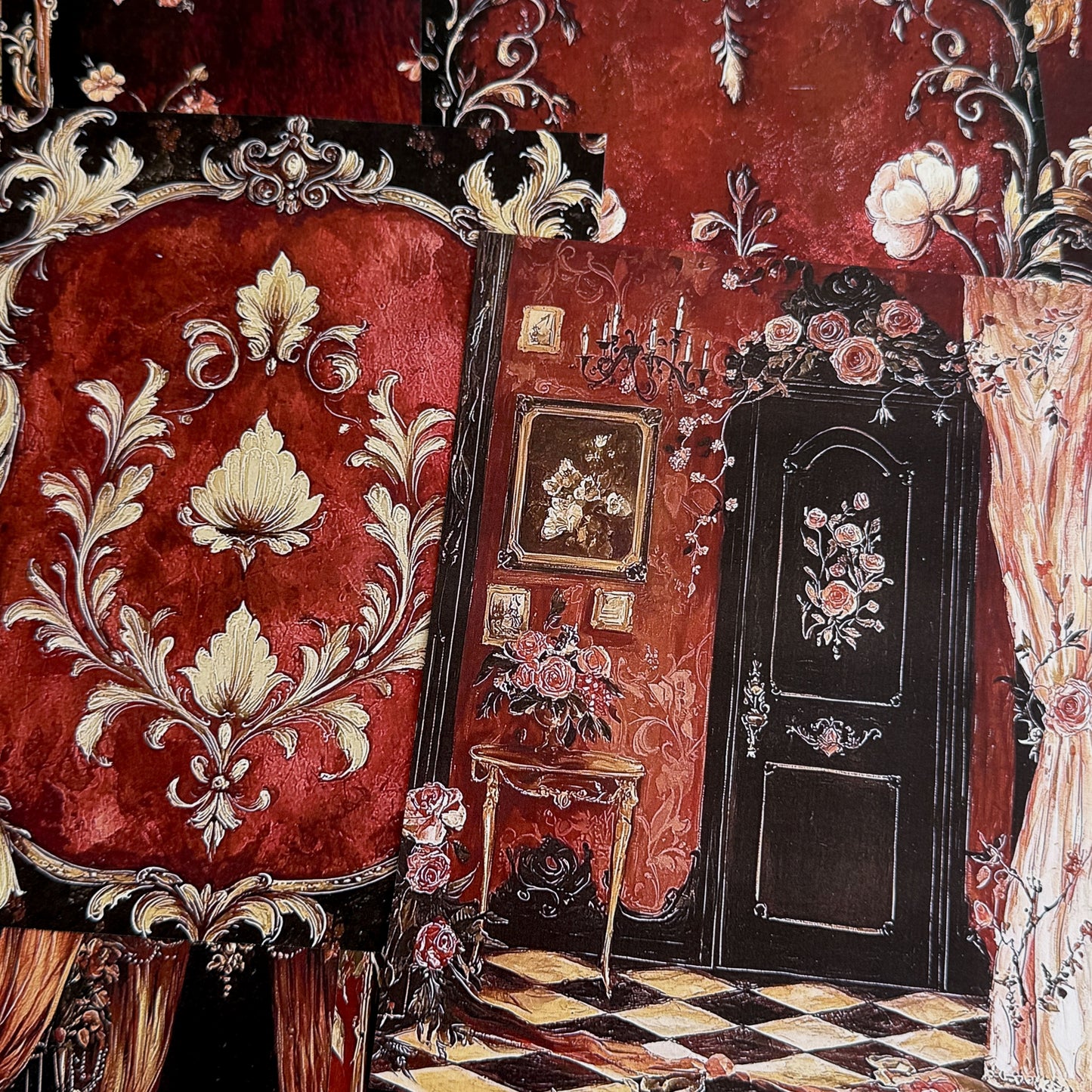 Court Opera Scrapbook Paper