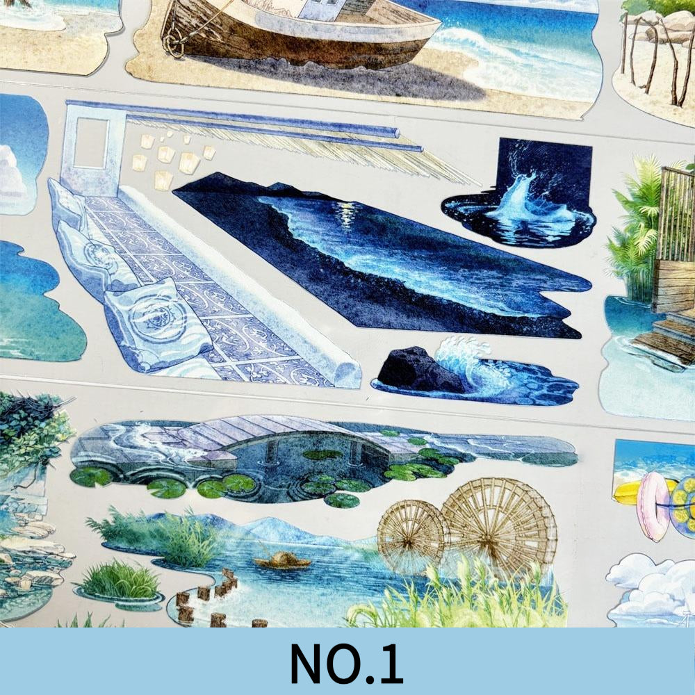 Seaside Collection PET Tape(One Cycle)