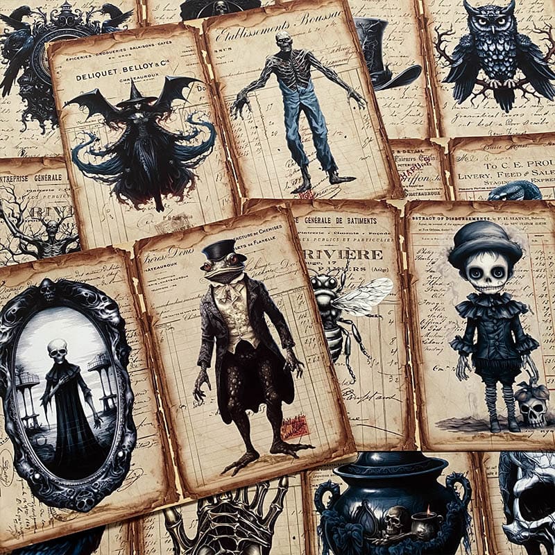Vintage Eclectic Scrapbook Paper