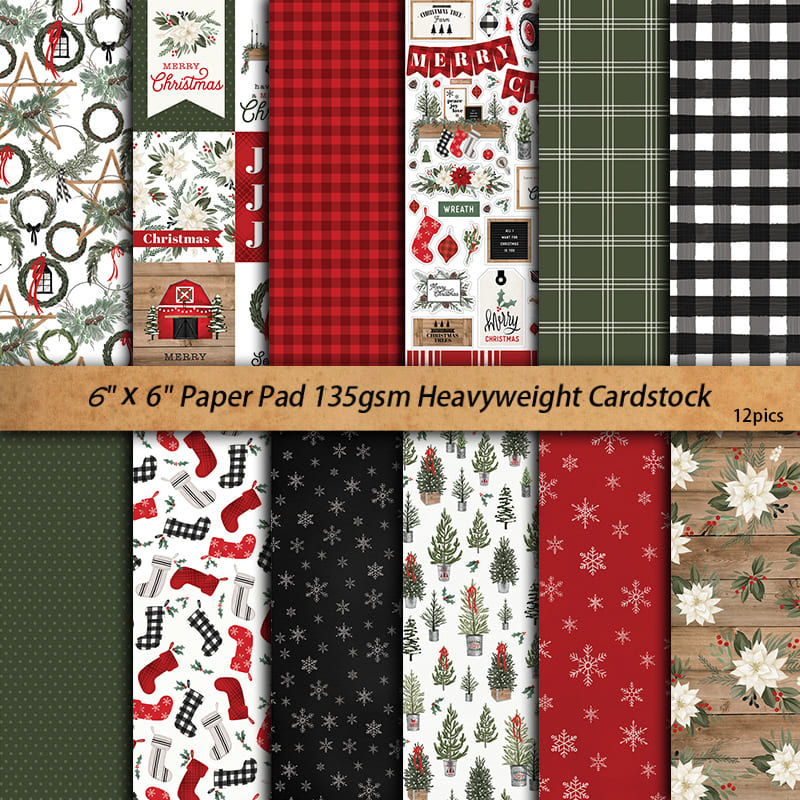 Christmas Scrapbook Paper - Collection 1
