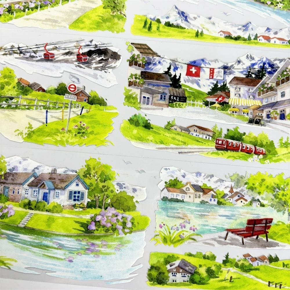 Small Town Landscape PET Tape (One Cycle)