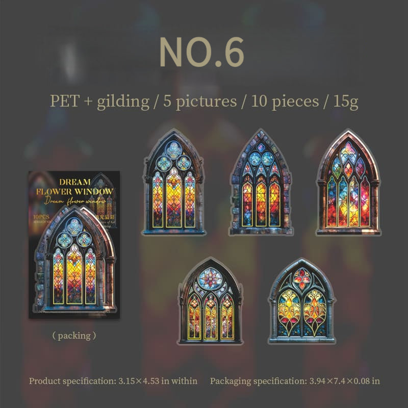 Stained Glass Window Stickers