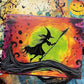 Skeleton Witch Scrapbook Paper