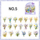 Bouquet PET Stickers