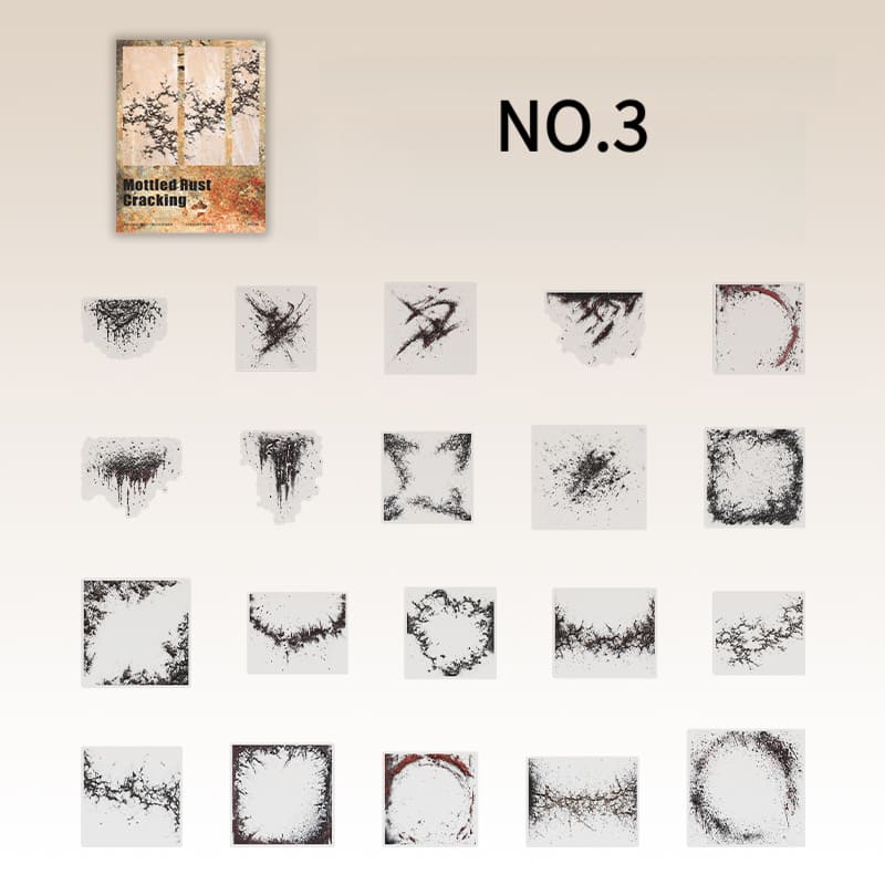 Cracked & Distressed Stickers Pack