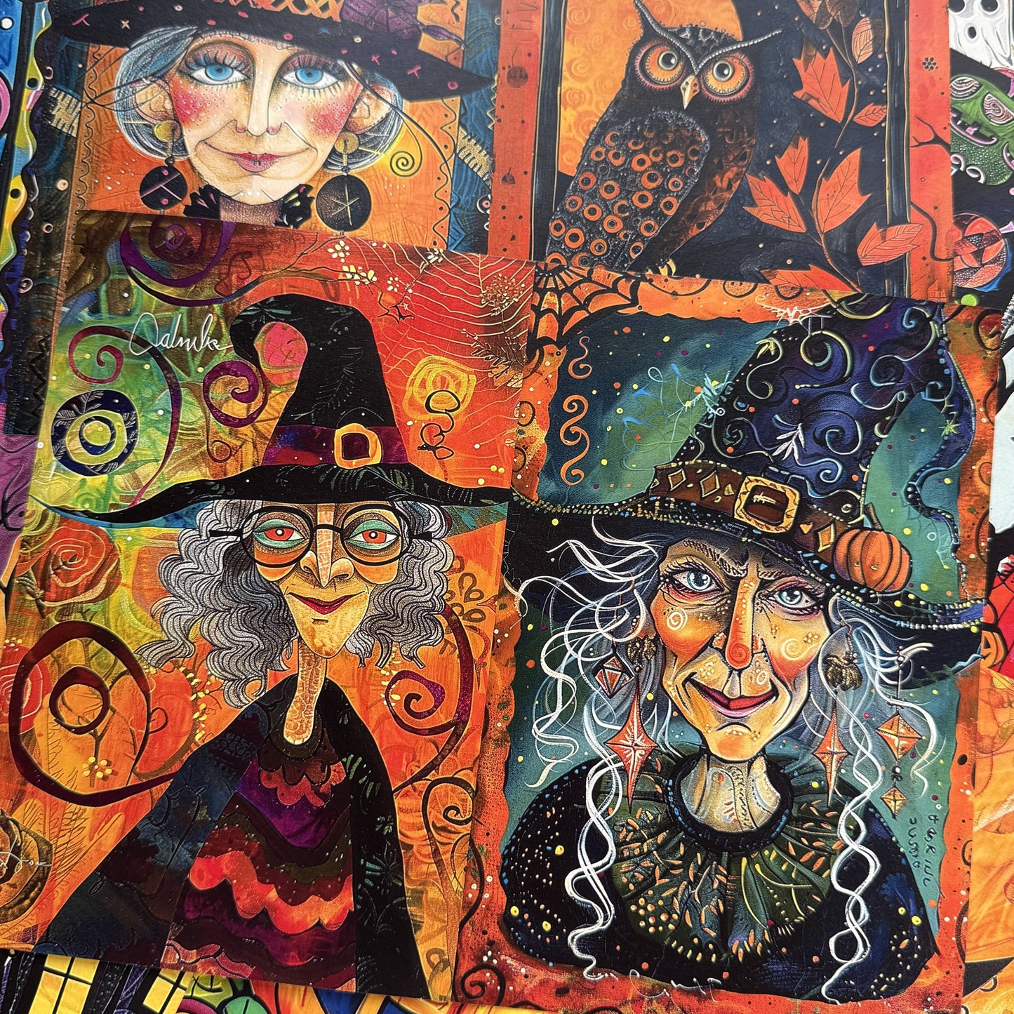 Magic Halloween Theme Scrapbook Paper