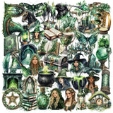 50PCS Forest Witch Sticker Pack
