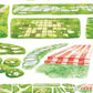 Garden Theme One Cycle PET Tape