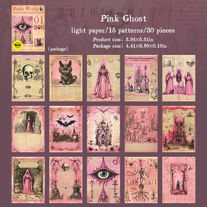 Gothic Theme Scrapbook Paper