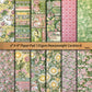 Vintage Garden Scrapbook Paper