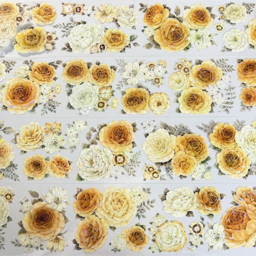 One Cycle Yellow Rose PET Tape