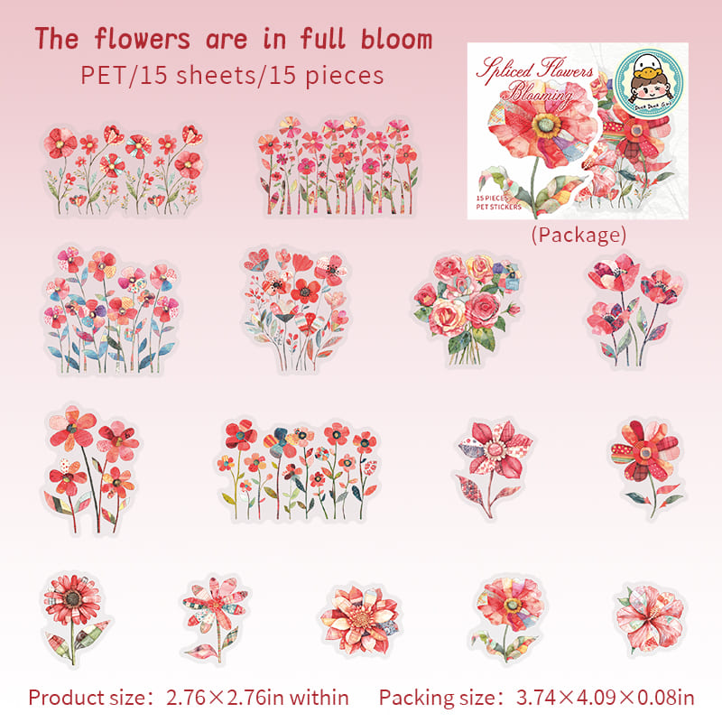 Flower Series Stickers