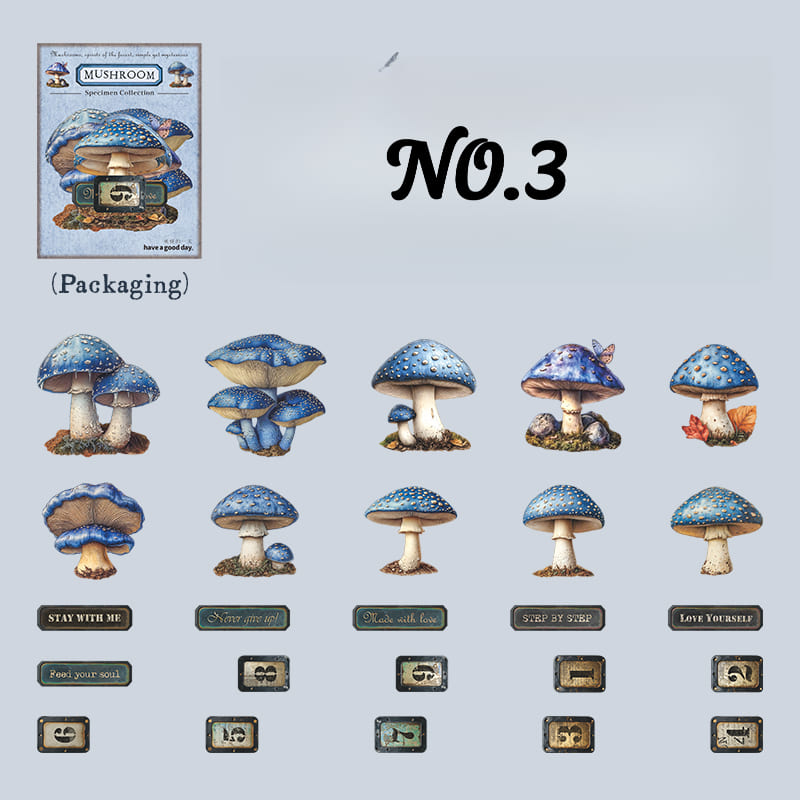Mushroom Theme Sticker Pack