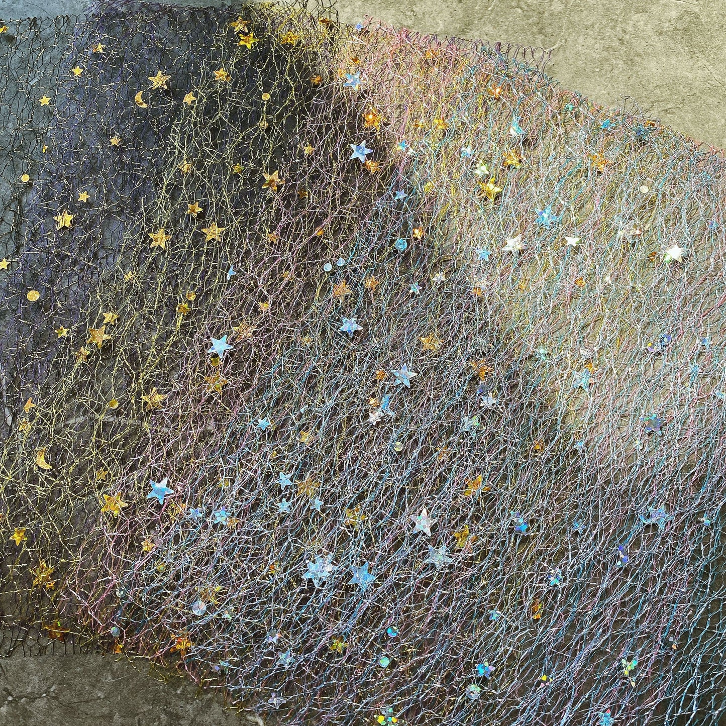 6PCS Mesh Scrapbook Paper