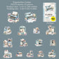 Letter Series Stickers