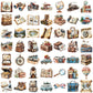 50PCS Vintage Travel Sticker Pack