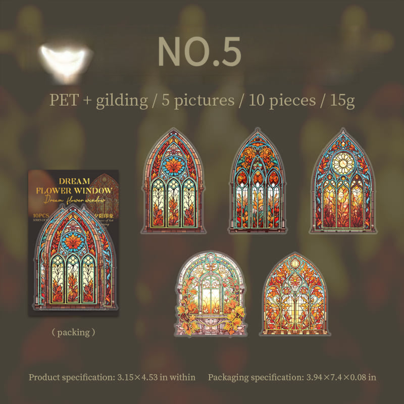 Stained Glass Window Stickers