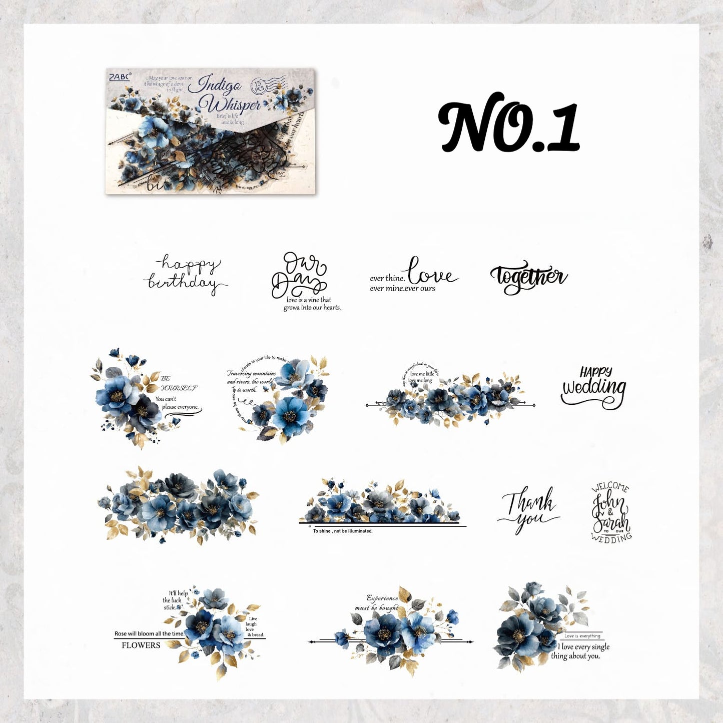 Blooming Floral Sticker Pack