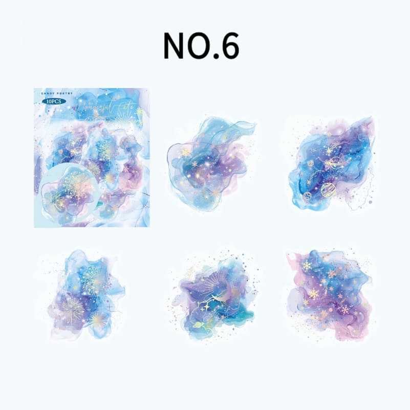 Watercolor Wash Stickers
