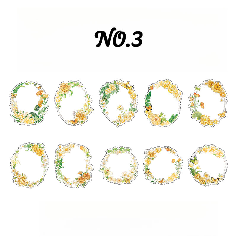 Floral Wreath Sticker Pack