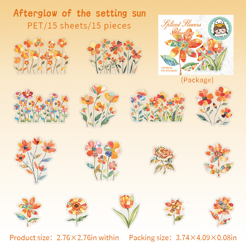 Flower Series Stickers
