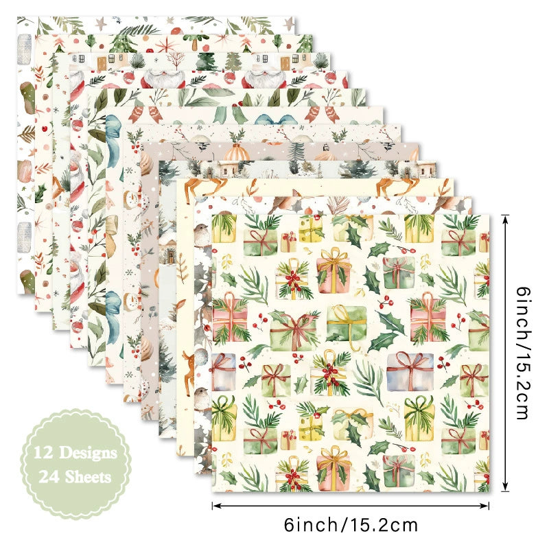 Christmas Scrapbook Paper - Collection 3