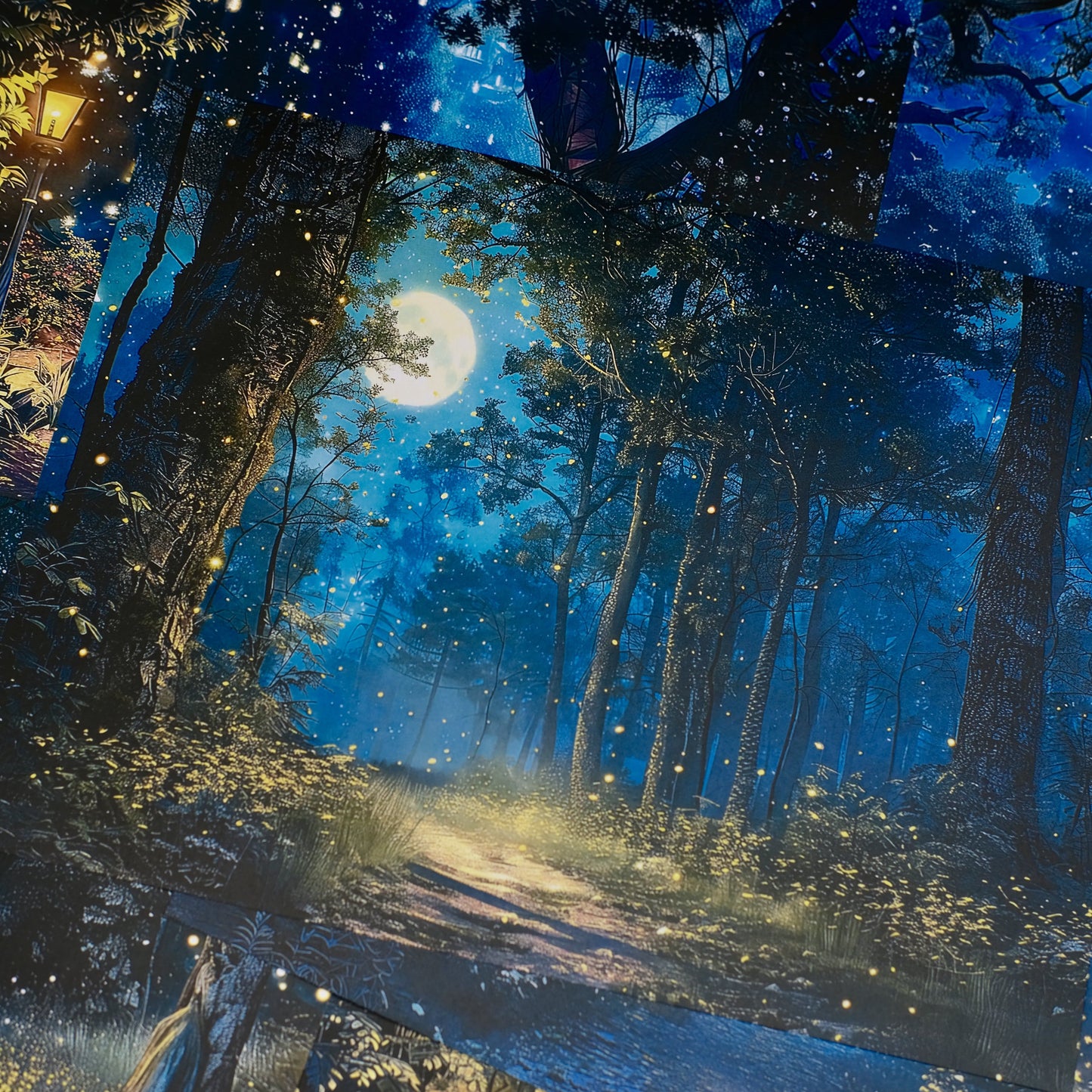 Magical Starry Sky Scrapbook Paper