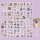 Vintage Girl Character Stickers