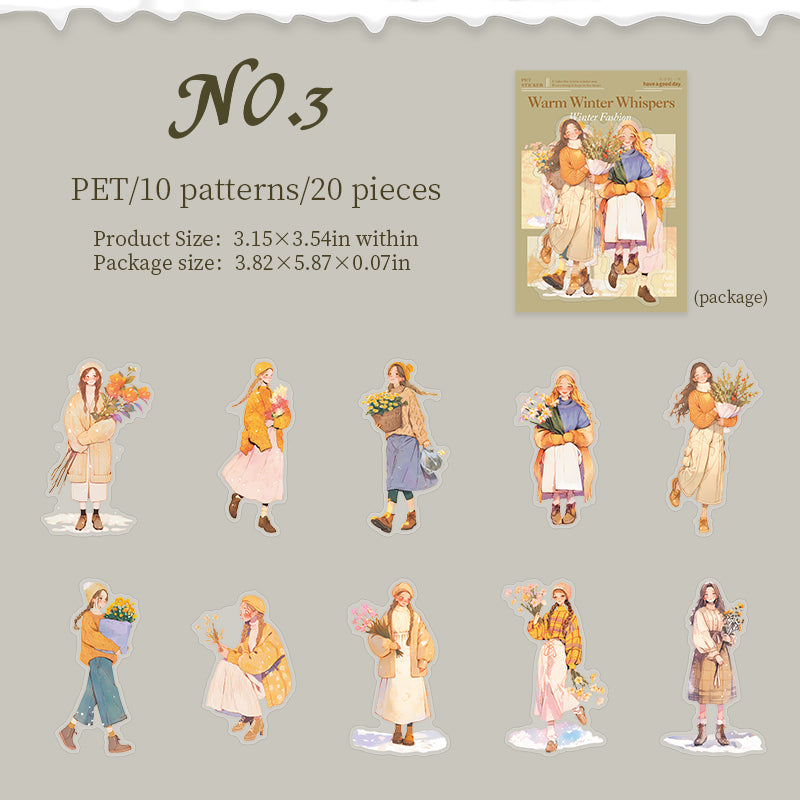 Winter Characters Sticker Pack