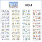 Four Seasons Landscape Large Stickers Book