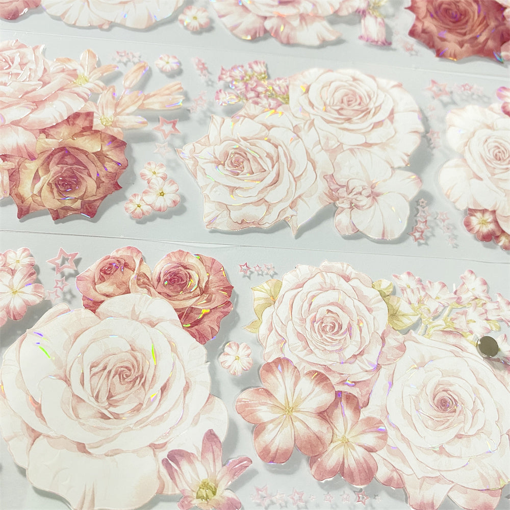 Rose Flower One Cycle PET Tape