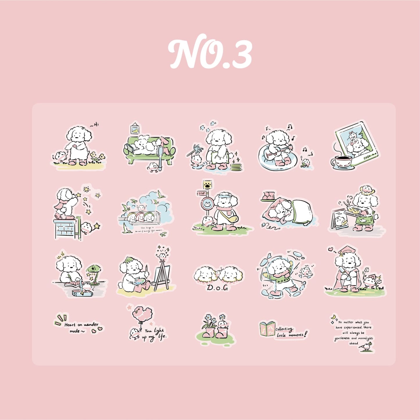 Cats & Dogs in Rain Boots Stickers