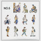 Street Walkers PET Sticker Pack