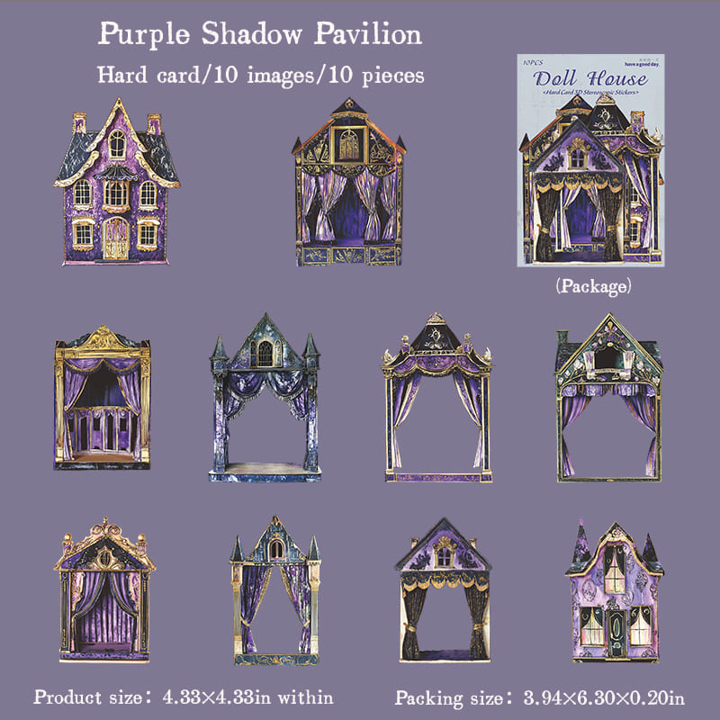 Dollhouse Series Die-Cut Stickers
