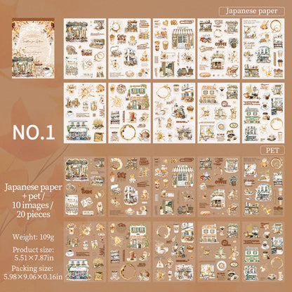 Autumn Theme Large Die-Cut Sticker Book