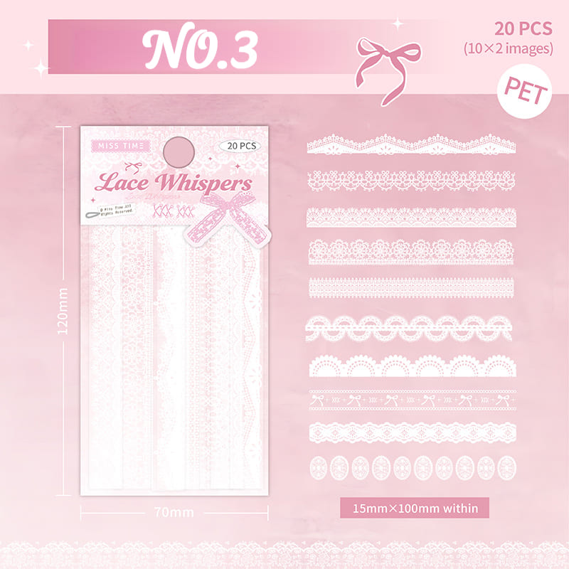 Lace Border Sticker Pack