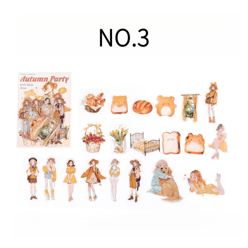 Daily Life for Girls Sticker Series