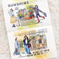 8cm*100 cm Die-Cut Casual Character Series  One cycle Tape