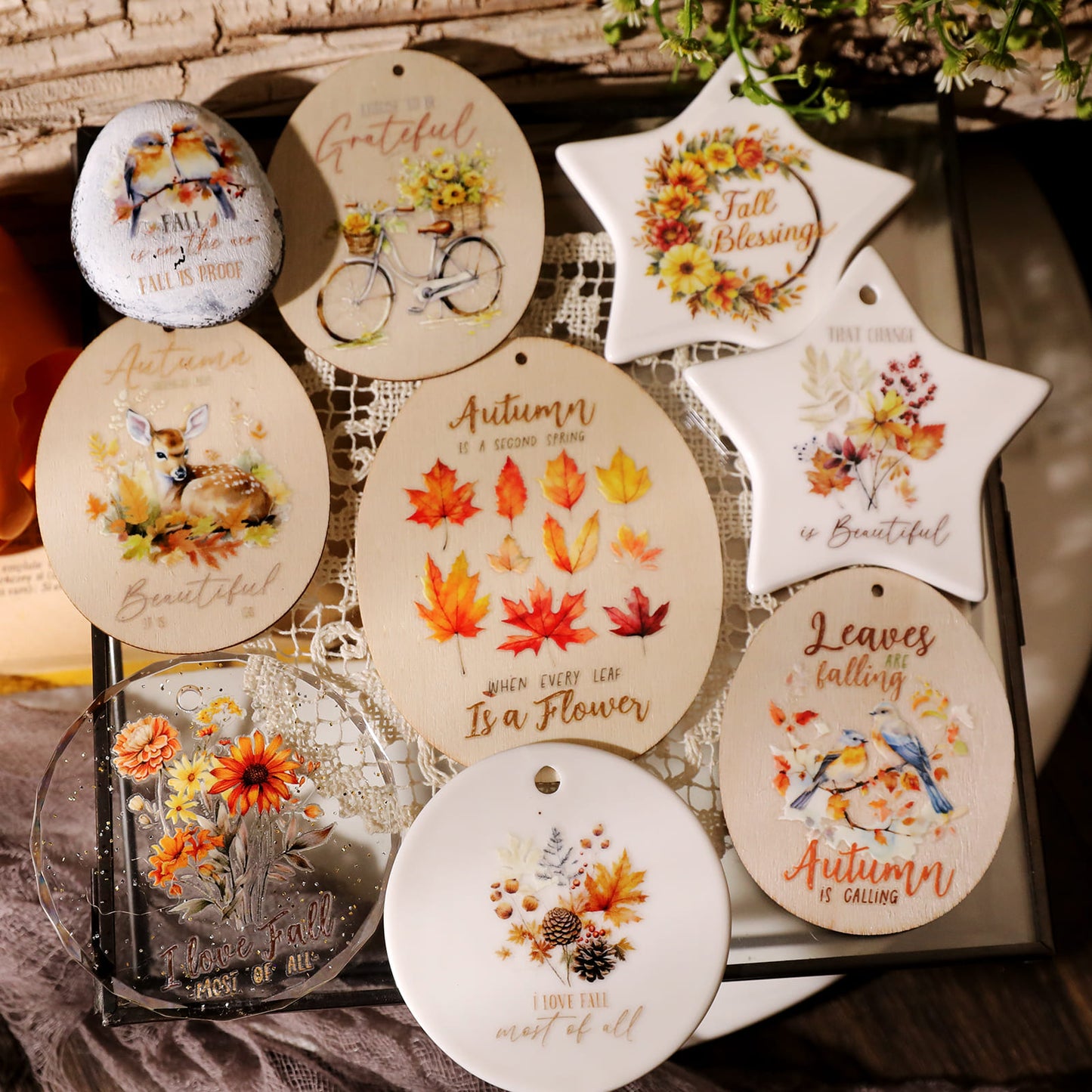 Autumn Theme Transfer Sticker
