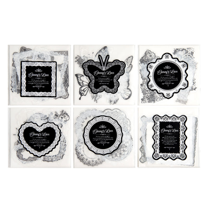 Lace-Inspired Sticker Collection