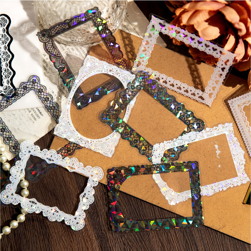 Lace-Inspired Sticker Collection