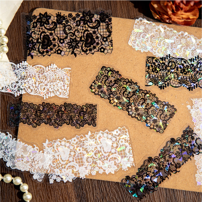 Lace-Inspired Sticker Collection