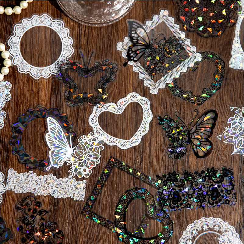 Lace-Inspired Sticker Collection