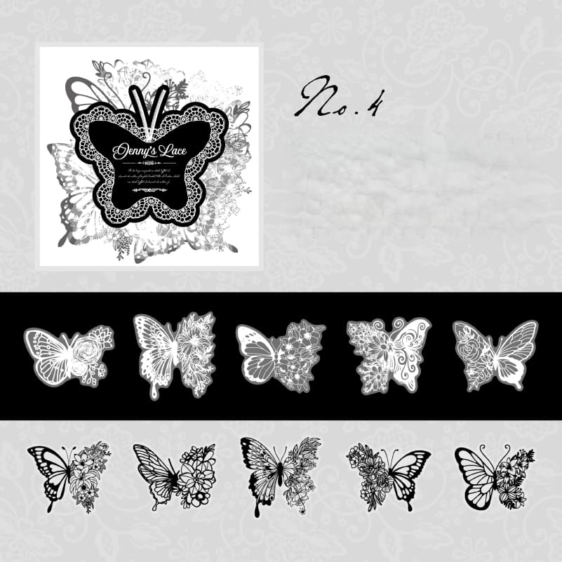 Lace-Inspired Sticker Collection