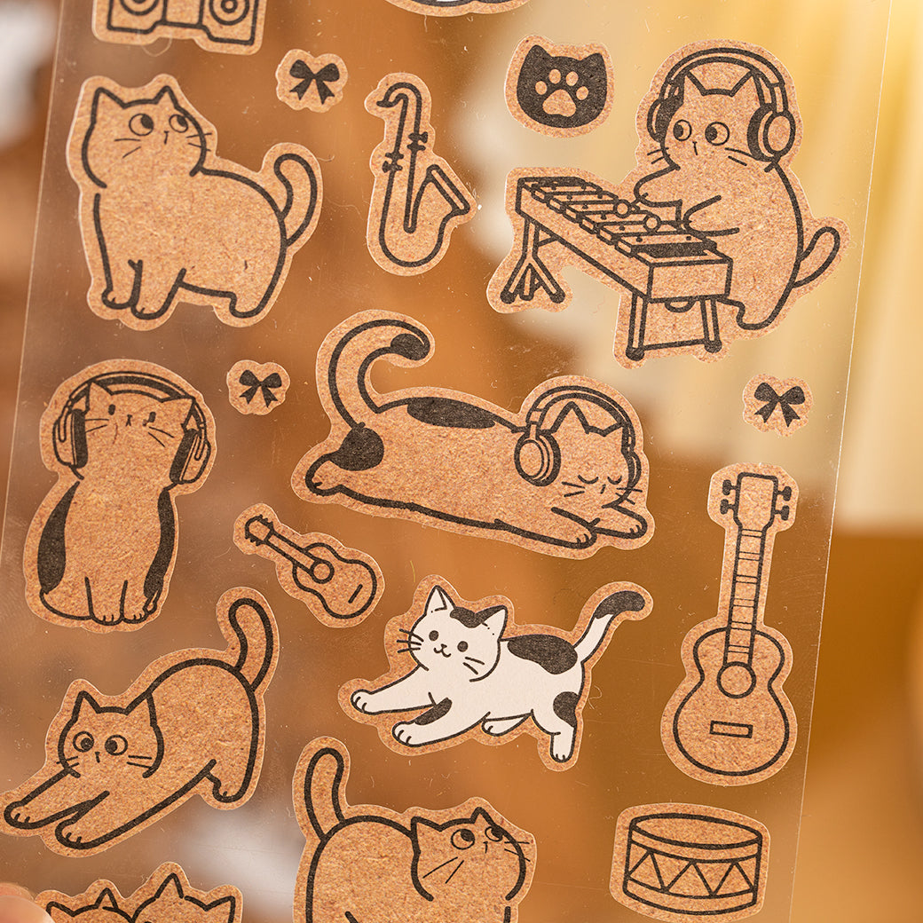 Adorably Cute Cat Stickers
