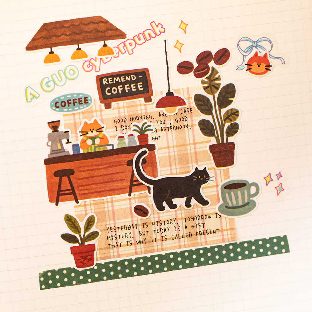 Daily Cute Stickers - for Journal Decoration