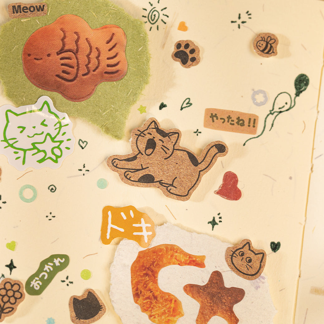 Adorably Cute Cat Stickers