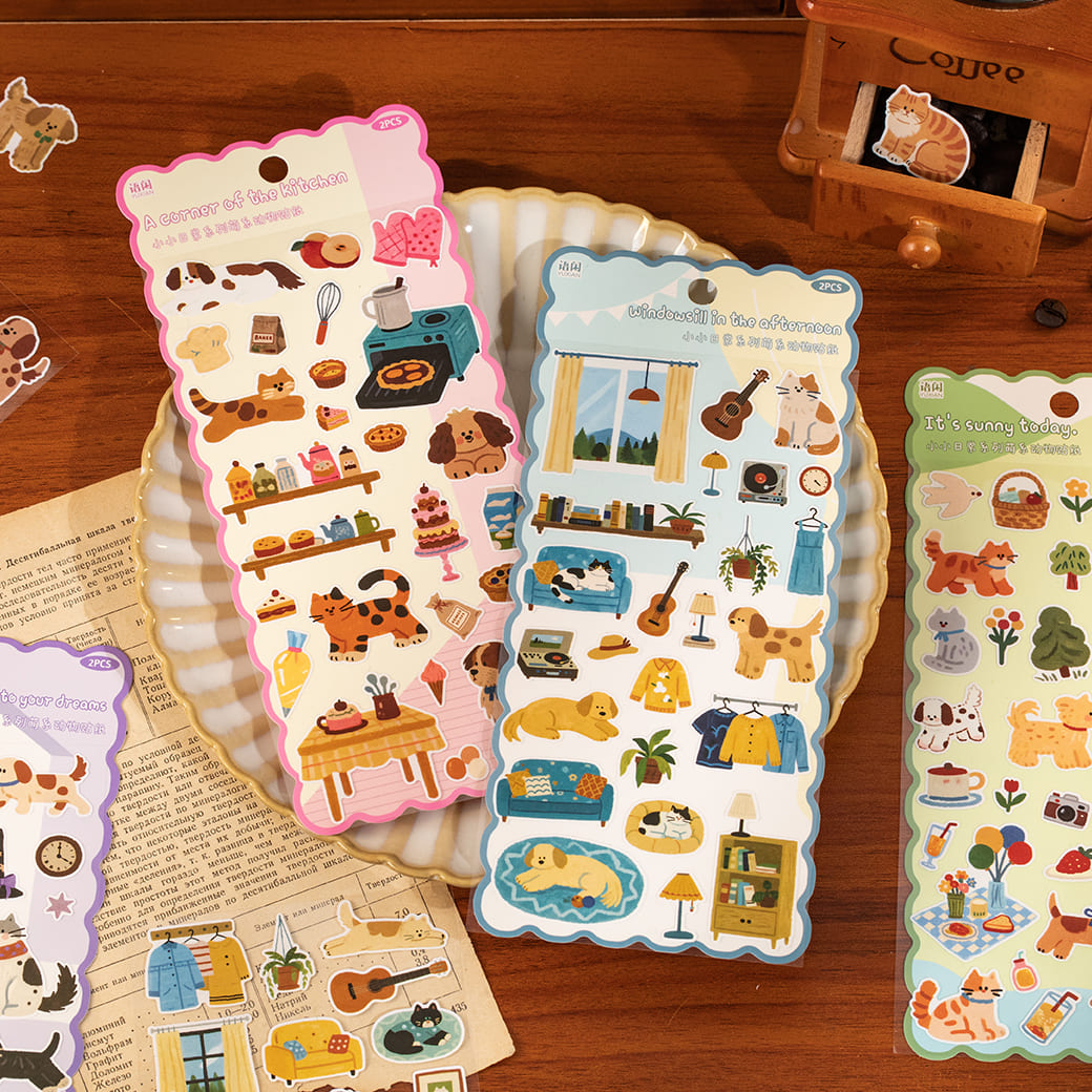 Daily Cute Stickers - for Journal Decoration