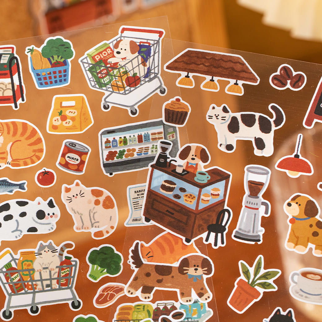 Daily Cute Stickers - for Journal Decoration